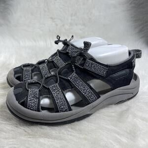 L.L.Bean women’s Outdoor Sport Sandals Black and Gray size 8 medium